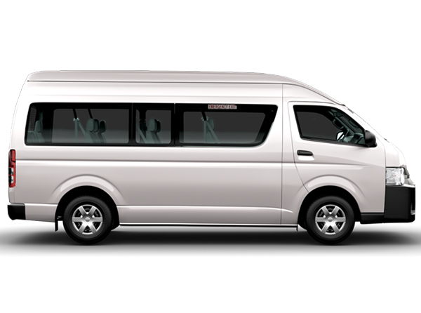 15 Seater High Roof Minivan Rental with Driver in Dubai